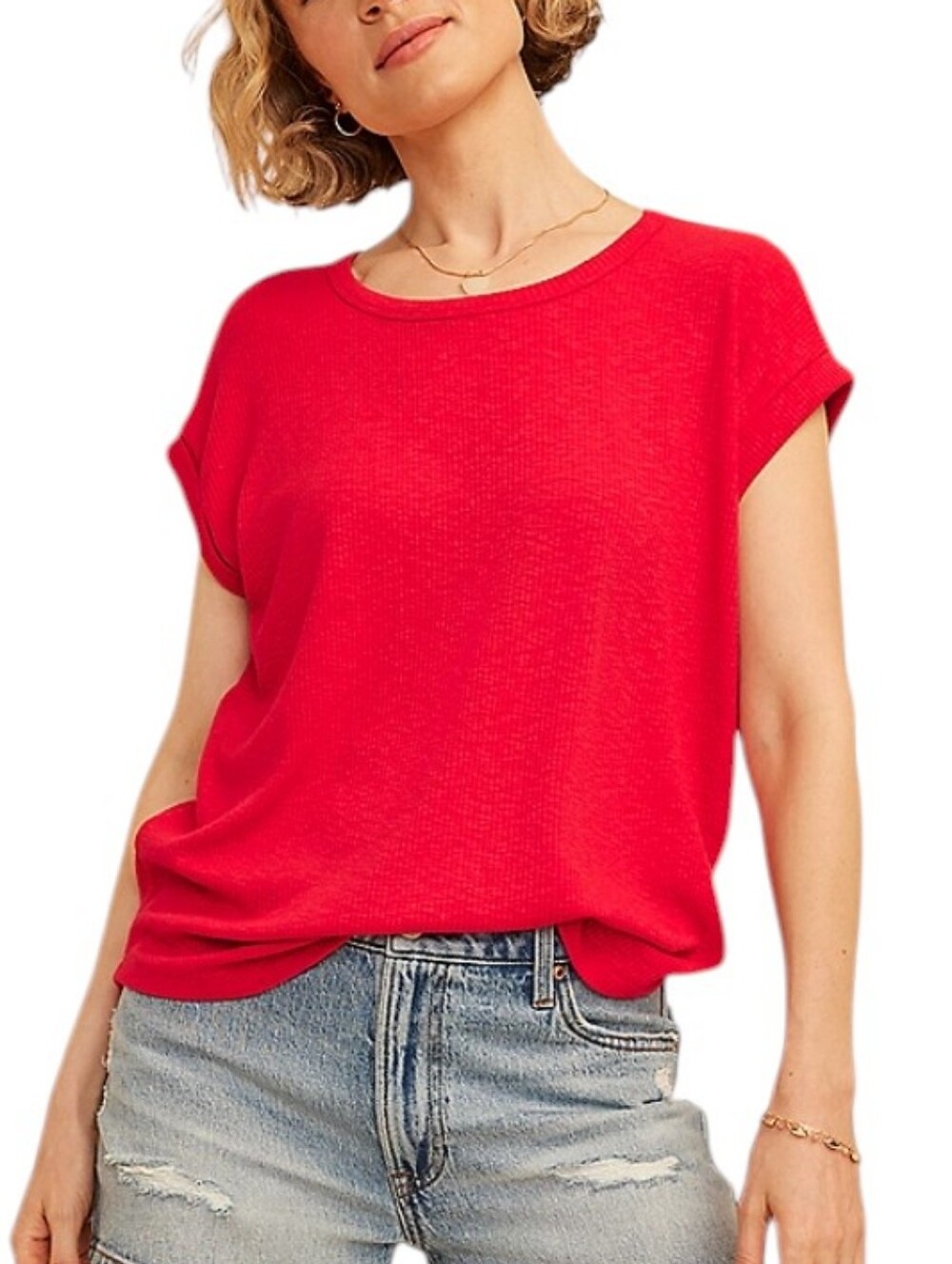 Maurices 24/7 Clara Ribbed Tee